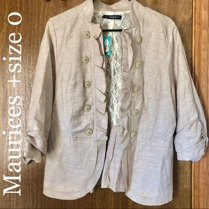 NWT Maurices +size 0 blazer